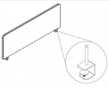 Акустический экран Skyland RAND Acoustic XAFP 1660 Bravo Blue