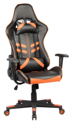 Кресло геймерское HANOI Черно-оранжевое