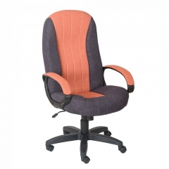 Кресло офисное Гармония HOME ткань КФ-13/28 Фиолетово-оранжевая