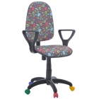 Кресло Китай Престиж KIDS Пираты Черный пластик