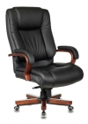 Кресло руководителя Бюрократ Бюрократ T-9925WALNUT Черный