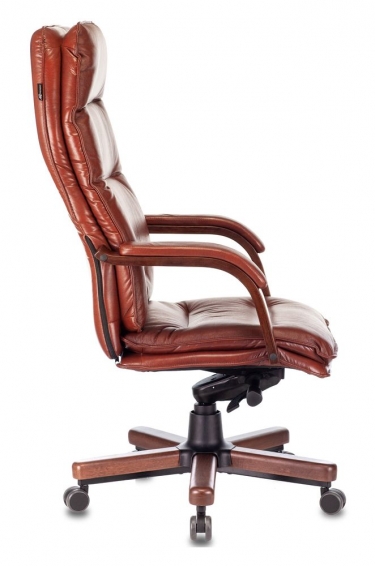 Кресло руководителя Бюрократ Бюрократ T-9927WALNUT Светло-коричневый