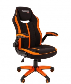 Кресло геймерское CHAIRMAN GAME 19 Оранжевый-черный