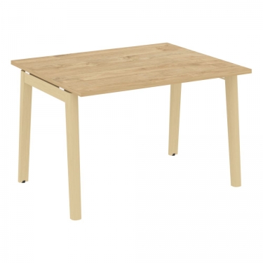 Стол переговорный 1 столешница Рива ONIX WOOD OW.PRG-1.2 Тиквуд Светлый/Светлый