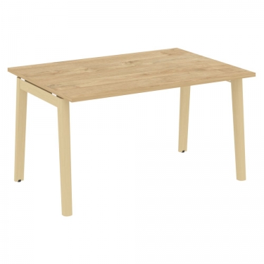 Стол переговорный 1 столешница Рива ONIX WOOD OW.PRG-1.3 Тиквуд Светлый/Светлый