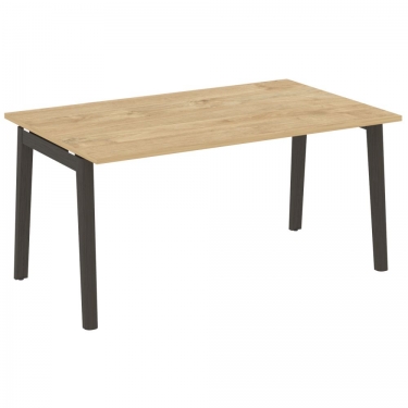 Стол переговорный 1 столешница Рива ONIX WOOD OW.PRG-1.4 Тиквуд Светлый/Темный
