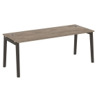 Стол рабочий руководителя Рива ONIX WOOD OW.SRR-6.8 Тиквуд Темный/Темный