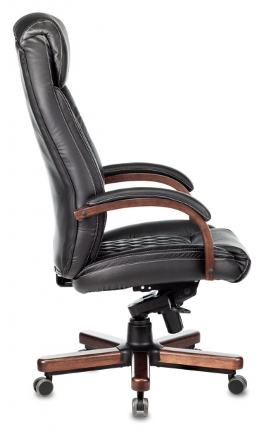 Кресло руководителя Бюрократ Бюрократ T-9924WALNUT/BLACK