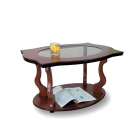 Стол журнальный Мебелик Берже 3С Средне-коричневый