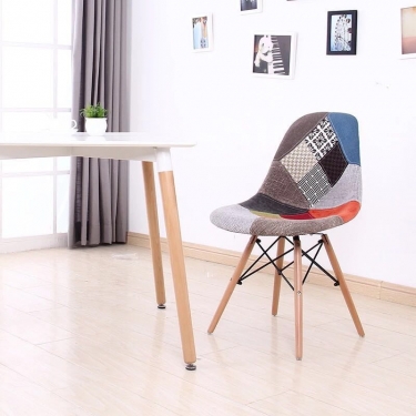 Стул кухонный Eames SC-005 ткань цветная