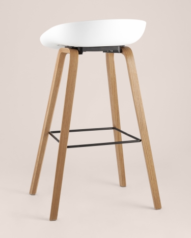 Барный стул Stool Group Libra Soft с подушкой Белый