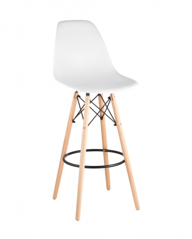 Стул Stool Group Eames DSW барный Белый