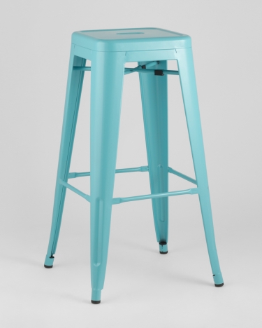 Стул барный Stool Group Tolix Голубой матовый