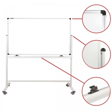 Доска магнитно-маркерная BRAUBERG BRAUBERG PREMIUM на стенде 120х180 см