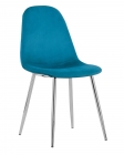 Стул Stool Group Валенсия велюр хром Темно-бирюзовый