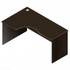 Стол компьютерный угловой Альтерна Р.СКУ-16 левый Венге