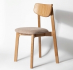 Стул с мягким сиденьем DAIVA Вега Pink кашемир Эмаль белая