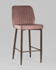 Стул полубарный Stool Group Лоренс велюр Пыльно-розовый