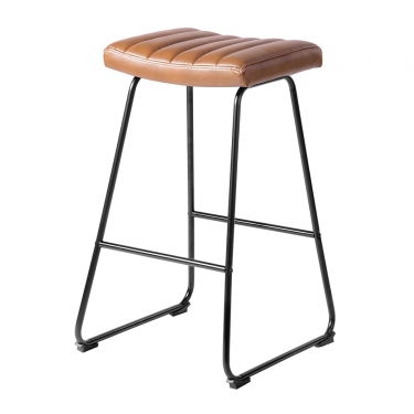 Стул барный Stool Group Ковбой экокожа Коричневый