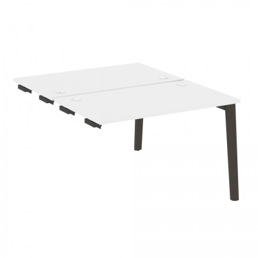 Стол-приставка двойной к опорным элементам Рива ONIX WOOD OW.D.SPR-2.7 Белый Бриллиант/Темный