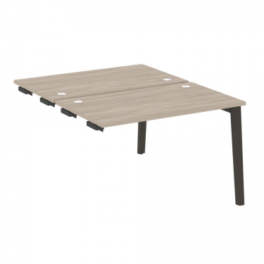 Стол-приставка двойной к опорным элементам Рива ONIX WOOD OW.D.SPR-2.7 Дуб Аттик/Темный