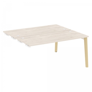 Стол-приставка двойной к опорным элементам Рива ONIX WOOD OW.D.SPR-4.7 Денвер Светлый/Светлый