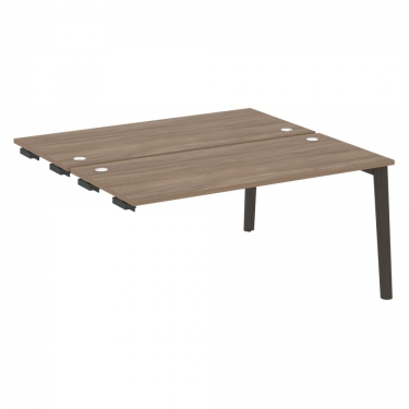 Стол-приставка двойной к опорным элементам Рива ONIX WOOD OW.D.SPR-4.7 Дуб Аризона/Темный
