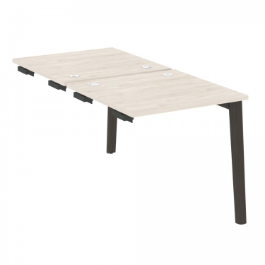 Стол-приставка двойной к опорным элементам Рива ONIX WOOD OW.D.SPR-0.8 Денвер Светлый/Темный