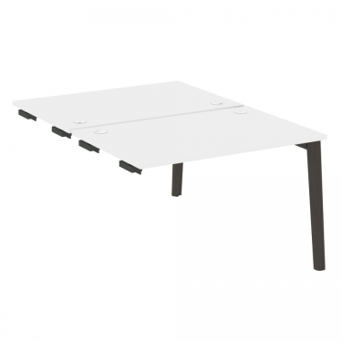 Стол-приставка двойной к опорным элементам Рива ONIX WOOD OW.D.SPR-2.8 Белый Бриллиант/Темный