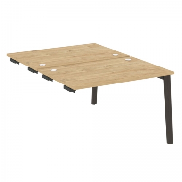 Стол-приставка двойной к опорным элементам Рива ONIX WOOD OW.D.SPR-2.8 Тиквуд Светлый/Темный