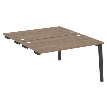 Стол-приставка двойной к опорным элементам Рива ONIX WOOD OW.D.SPR-3.8 Дуб Аризона/Темный