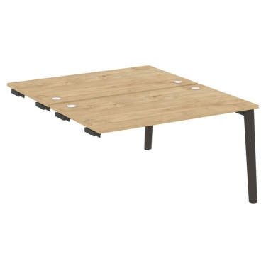 Стол-приставка двойной к опорным элементам Рива ONIX WOOD OW.D.SPR-3.8 Тиквуд Светлый/Темный