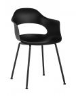 Стул пластиковый Stool Group Lady Черный
