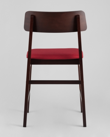 Комплект из двух стульев Stool Group ODEN мягкая тканевая Красная обивка