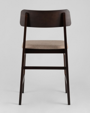 Комплект из двух стульев Stool Group ODEN мягкая тканевая Коричневая обивка