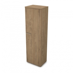 Шкаф для одежды узкий GLOSS LINE 9НШ.014.1 Teakwood