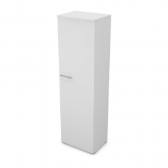 Шкаф для одежды узкий GLOSS LINE 9НШ.014.1 Белый Премиум