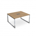 Стол системы БЭНЧ, переговорный, начальный ALSAV GLOSS LINE НСПН-О.927 Teakwood