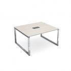 Стол системы БЭНЧ, переговорный, начальный ALSAV GLOSS LINE НСПН-О.928 Ivory