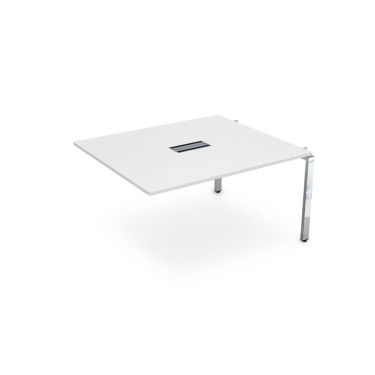 Стол системы БЭНЧ, переговорный, средний ALSAV GLOSS LINE НСПС-П.927 Белый Премиум
