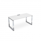 Стол рабочий, прямолинейный ALSAV GLOSS LINE НСР-О.009 Белый Премиум