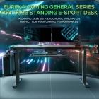 Геймерский стол c электрической регулировкой по высоте Eureka EUREKA ERK-EGD-S62B Черный с RGB