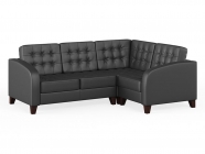 Секция 2-местная правая POINTEX BASEL BSL32160001 Черная