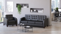 Секция 3-местная левая POINTEX BASEL BSL32171001 Черная