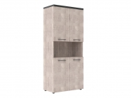 Шкаф с 2-мя комплектами глухих малых дверей и топом Skyland THC 85.4 Дуб Каньон