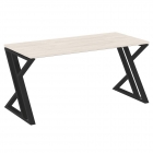 Стол рабочий Рива LOFT VR.L-SRZ-4.7 Металл черный Денвер светлый