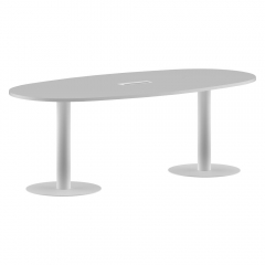 Конференц-стол на 6-8 человек IMAGO ПРГ-3 Белый-белый
