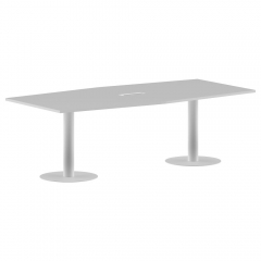 Конференц-стол на 6-8 человек IMAGO ПРГ-4 Белый-белый