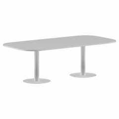 Конференц-стол на 6-8 человек IMAGO ПРГ-8 Белый-белый