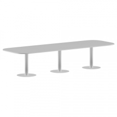 Конференц-стол на 10-12 человек IMAGO ПРГ-7 Белый-белый